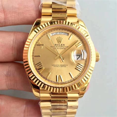 replica gold rolex presidential|rolex day date alternative.